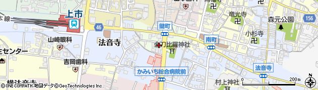 飯田クツしょうゆ店周辺の地図