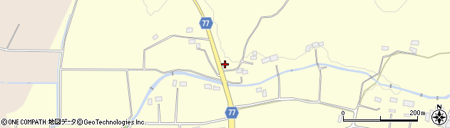 栃木県宇都宮市篠井町1277周辺の地図