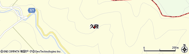 茨城県常陸大宮市久隆周辺の地図