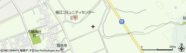 石川県かほく市指江東周辺の地図