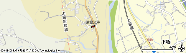 頂光寺周辺の地図