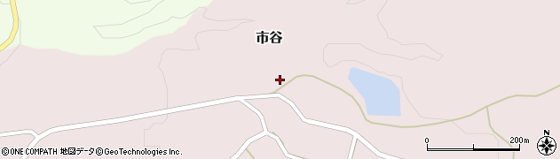 石川県河北郡津幡町市谷ヲ周辺の地図