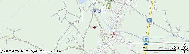 長野県長野市吉周辺の地図