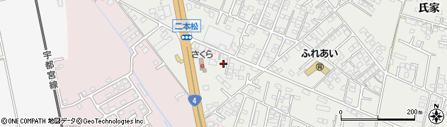 栃木県さくら市氏家3267周辺の地図