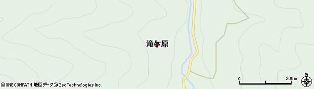 栃木県日光市滝ケ原周辺の地図