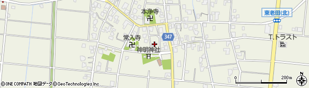 富山県富山市東老田780周辺の地図