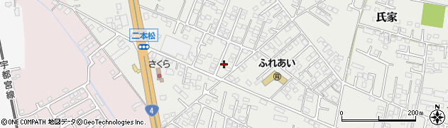 栃木県さくら市氏家3269-54周辺の地図