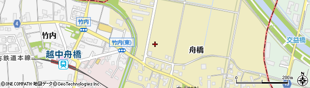富山県舟橋村（中新川郡）舟橋周辺の地図