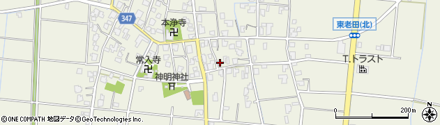 富山県富山市東老田627周辺の地図