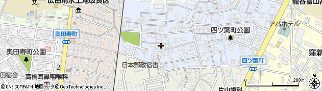 富山県富山市四ツ葉町周辺の地図