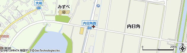 石川県かほく市内日角ヨ周辺の地図