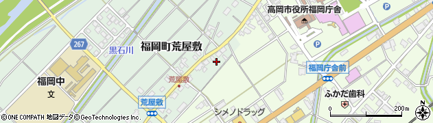 富山県高岡市福岡町荒屋敷18周辺の地図