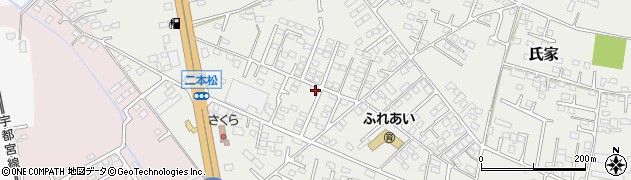 栃木県さくら市氏家3269-52周辺の地図