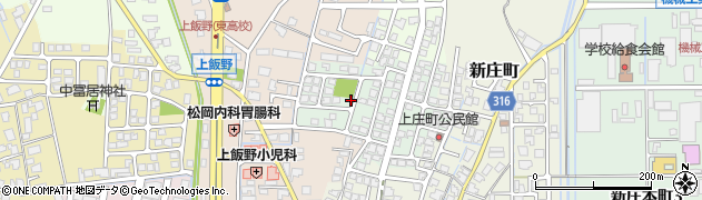 富山県富山市上庄町周辺の地図