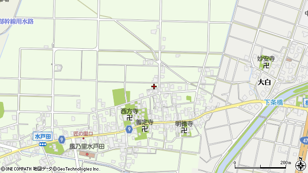 〒939-0401 富山県射水市水戸田の地図