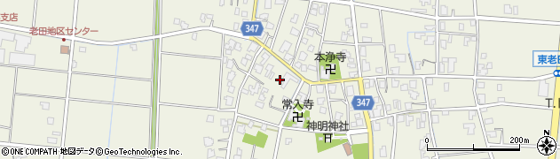 富山県富山市東老田796周辺の地図
