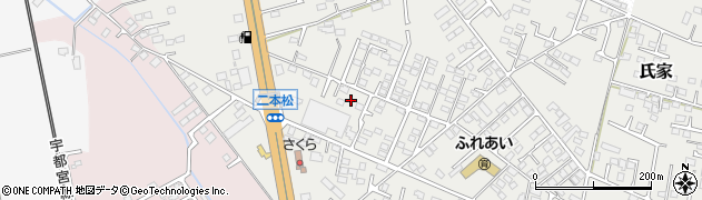 栃木県さくら市氏家3270周辺の地図