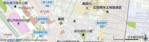 富山県富山市奥田寿町3周辺の地図