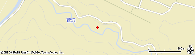 菅沢周辺の地図