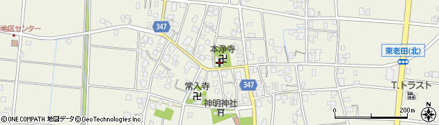 富山県富山市東老田274周辺の地図
