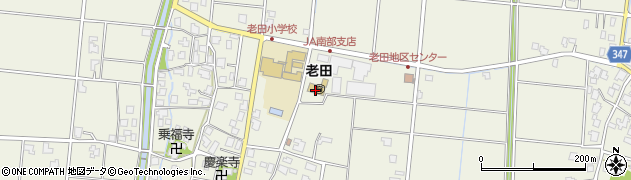 富山市役所保育所　老田保育所周辺の地図