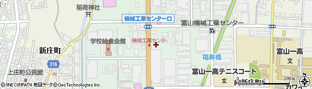 富山県富山市新庄本町周辺の地図