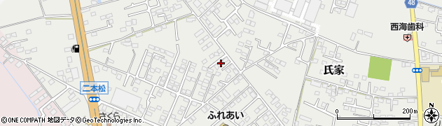 栃木県さくら市氏家3450-67周辺の地図