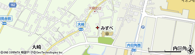石川県かほく市大崎（東）周辺の地図