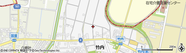 富山県舟橋村（中新川郡）竹内周辺の地図