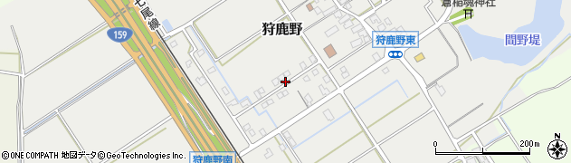 石川県かほく市狩鹿野（弐）周辺の地図