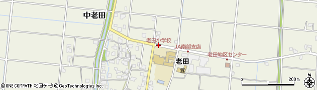 老田小学校周辺の地図