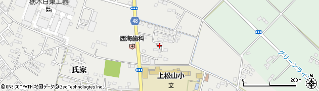 栃木県さくら市氏家3495-72周辺の地図