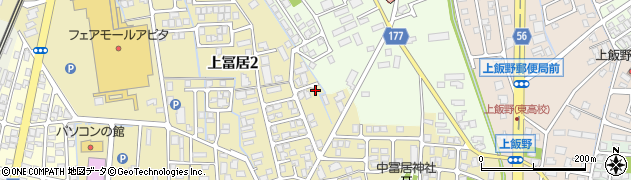 上冨居若葉台公園周辺の地図