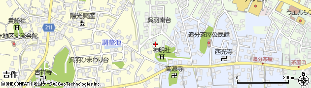 富山県富山市吉作新町周辺の地図