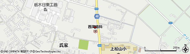 栃木県さくら市氏家3485周辺の地図