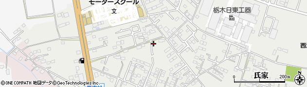 栃木県さくら市氏家3450-221周辺の地図
