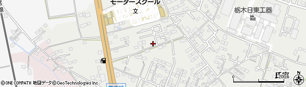 栃木県さくら市氏家3450-188周辺の地図