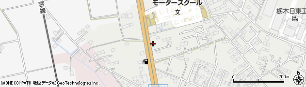 栃木県さくら市氏家3450-94周辺の地図