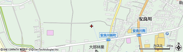 茨城県高萩市安良川周辺の地図
