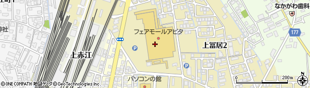ｎａｍｃｏアピタ富山東店ワンダーボウル周辺の地図