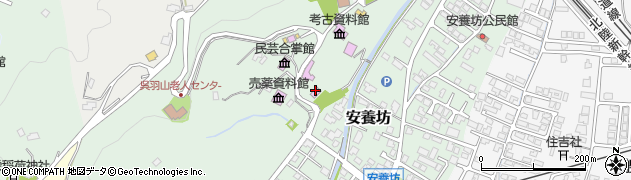 富山市民俗民芸村民俗資料館周辺の地図