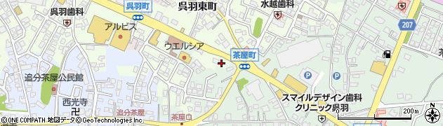 富山県富山市茶屋町607周辺の地図