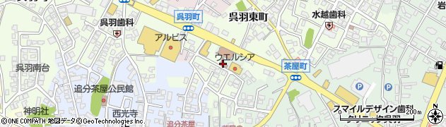富山県富山市茶屋町625周辺の地図