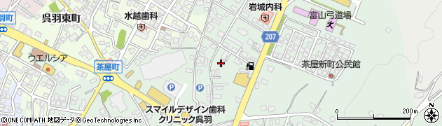 富山県富山市茶屋町31周辺の地図