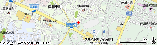富山県富山市茶屋町568周辺の地図