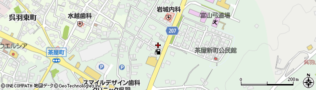 富山県富山市茶屋町80周辺の地図