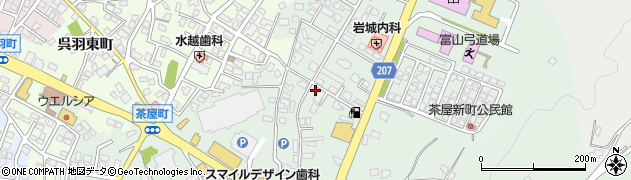 富山県富山市茶屋町33周辺の地図