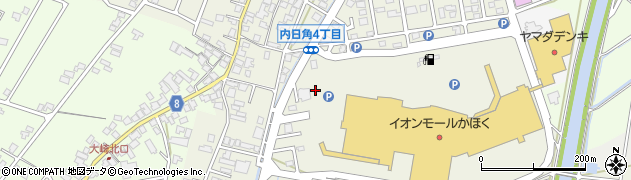 石川県かほく市内日角ヌ周辺の地図