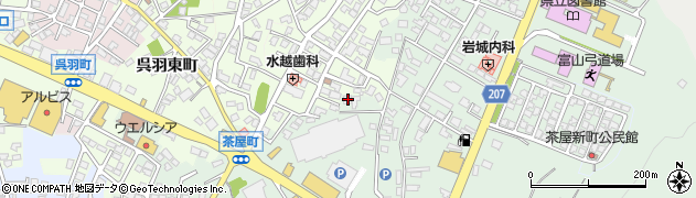 富山県富山市茶屋町506周辺の地図