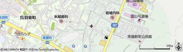 富山県富山市茶屋町54周辺の地図